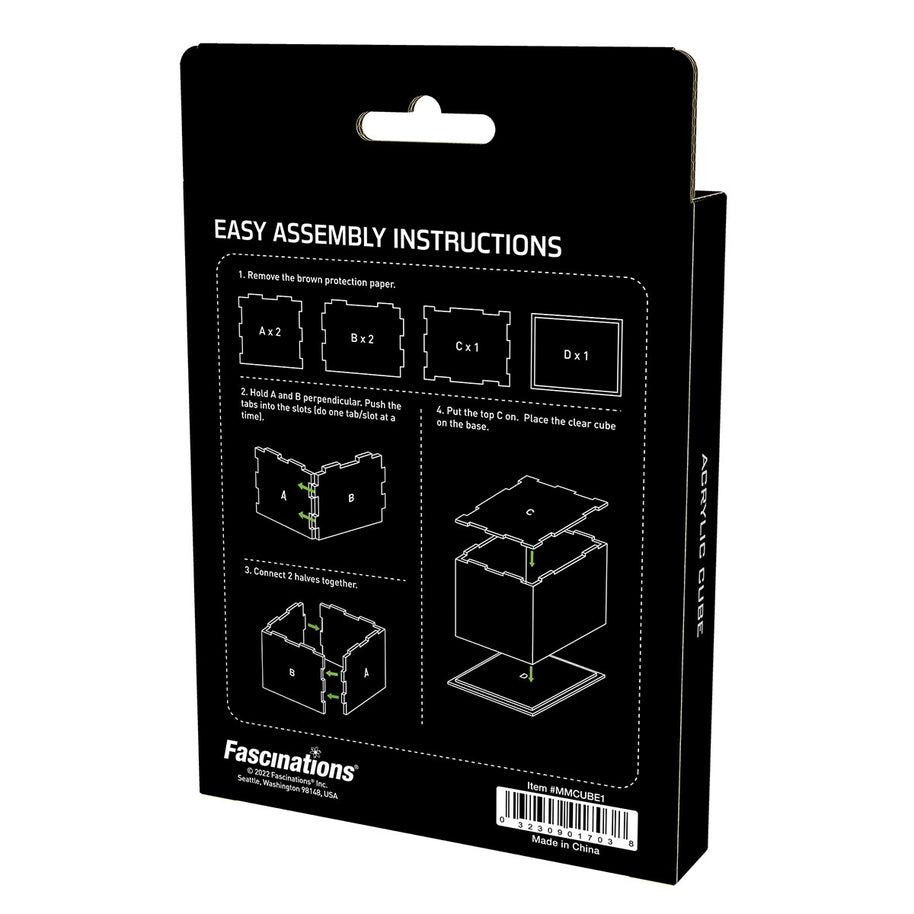 Acrylic Display Cube (10.15 x 12.7 x 10.15 cm)