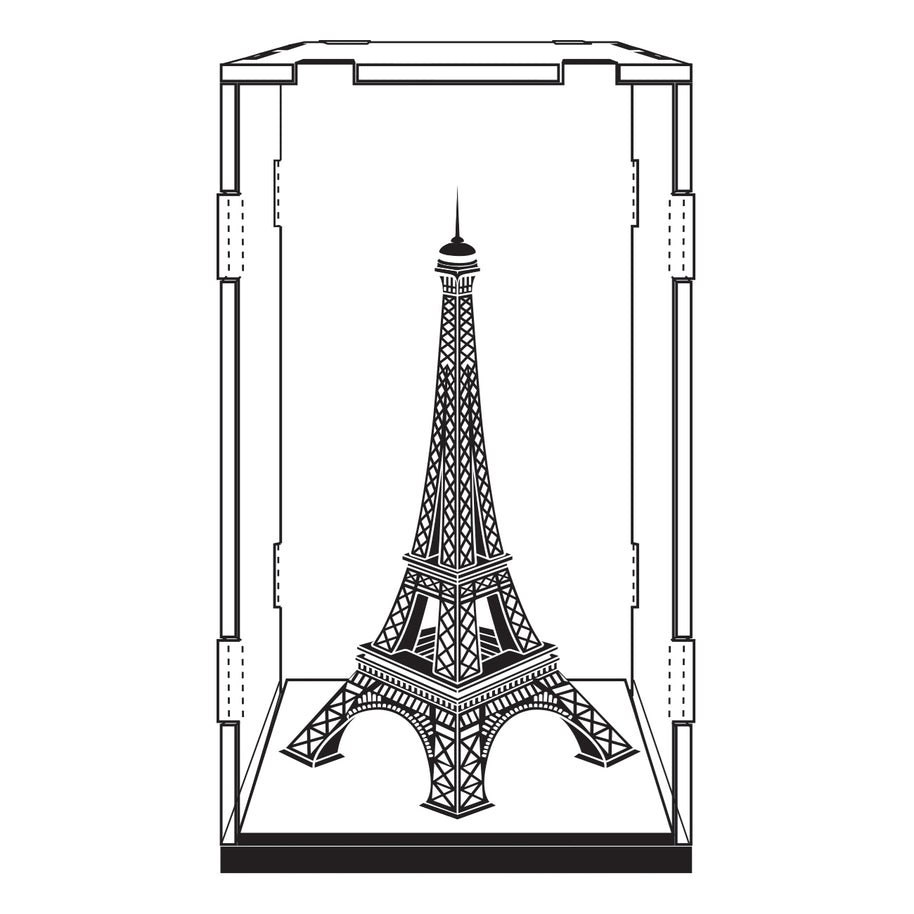 Acrylic Display Cube (7.6 x 7.6 x 12.7 cm)
