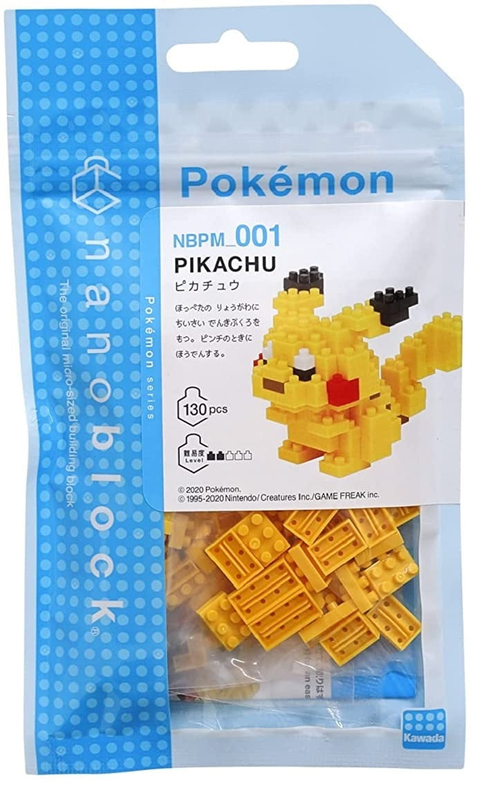 Block At Rio Pikachu Pikachu nanoblock set - Micro Building Blocks Fun – Arasan's Craft